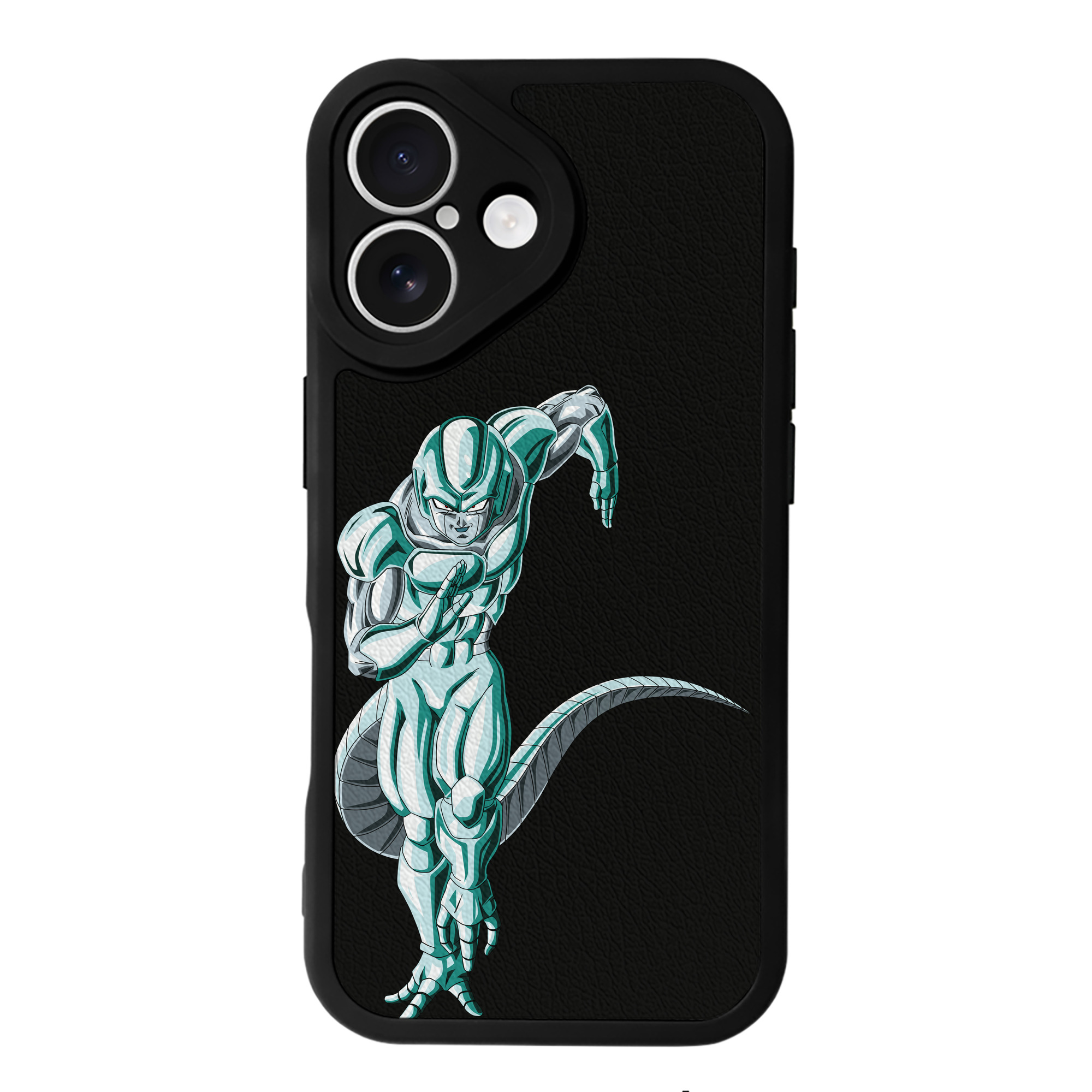 （画像用） ドラゴンボール フリーザ DRAGON BALL Frieza 【iPhone 16シリーズ対応】シリコンスマホケース（レザー調） 材質：シリコン
